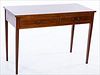 5654871: George III Style Mahogany Two Drawer Side Table EV1DJ