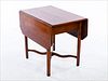 5654842: Chippendale Cherrywood Drop Leaf Table, Late 18th Century EV1DJ