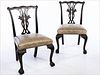 5654859: Pair of George III Style Mahogany Side Chairs EV1DJ