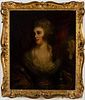5654703: French School, Portrait of a Lady, Oil on Canvas, 18th Century EV1DL