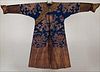 5565023: Chinese Silk Blue and Gold Dragon Robe E9VDC