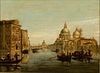 5565169: Italian School, Venetian Canal Scene, Oil on Board, 19th Century E9VDL