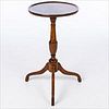 5565296: American Cherrywood Dish Top Candlestand, Probably New England E9VDJ