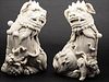 5565111: Pair of Chinese Blanc de Chine Fu Dogs E9VDC
