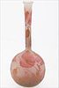 5565028: Galle Pink Cameo Glass Bud Vase E9VDF