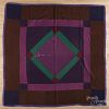 Lancaster County, Pennsylvania Amish diamond in a square quilt, 20th c., 80'' x 78''.