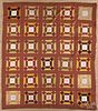 Lancaster County, Pennsylvania patchwork friendship quilt, dated 1856, 88'' x 76''.