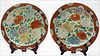 5582755: Matched Pair of Japanese Imari Chargers E9VDC