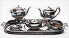 5565333: 5 Piece Silverplate Tea and Coffee Service with Tray E9VDQ