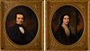 5493096: Pair of Portraits of Rev. Edward Howell Myers and
 Mary Frances Mackie Myers, 19th C, O/C E8VDL