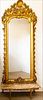 5493072: Large Victorian Giltwood Pier Mirror with Marble Base, 19th Century E8VDJ