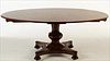 5493049: Continental Mahogany Oval Dining Table, C. 1840 E8VDJ