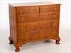 5509568: American Chippendale Walnut Chest of Drawers, 18th Century E8VDJ
