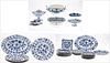5493153: Group of Meissen Blue and White Onion Pattern China, 32 pcs E8VDF