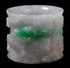 Finely Carved Jadeite Scholar's Ring