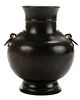 Ming Style [Hu-]Form Bronze Vase with