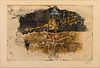 5493178: Johnny Gotthard Friedlaender (French/Polish, 1912-1992),
 Untitled Abstract, Etching E8VDO