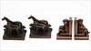 5493393: Two Pairs of Metal Bookends E8VDJ