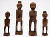 5493319: Four Carved Tribal Spirit Figures, Northern Thailand E8VDA