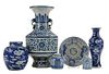 Six Chinese Porcelain Vases and