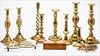 5326120: Group of 12 Brass and Wood Decorative Articles,
 19th Century and Later EL5QJ