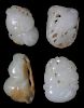 Four Finely Carved White Jade Pendants