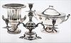 5085456: Silverplate Wine Cooler, Gorham Soup Tureen and
 Reed and Barton Candelabra EL2QQ