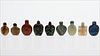 5081442: 9 Chinese Hardstone and Other Snuff Bottles EL1QC