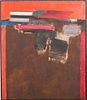 5081448: Possibly Frank Ward Kent, Abstract, Oil on Canvas EL1QL