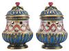 Pair of Kalk Potpourri with Covers