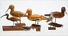 5081553: Group of Seven Carved Wood Shore Birds, 20th Century and Earlier EL1QJ