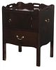 Chippendale Mahogany Pull-Out Bedside