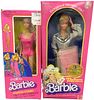 (2) Barbies from the early 1980's. (1) Malibu Barbie Fashion Combo w/ mix & match fashions. Next is Western Barbie. Malibu Barbie comes with Barbie, s