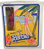 We have a Malibu Barbie Beach Party including (1) Malibu Barbie comes with her original box and beach furniture and miscellaneous still in original ba