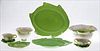 5226851: Large Set of "Mustard Seed and Moonshine" Green,
 Yellow and White Floral China, 91 Pieces EL4QF