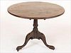 5226883: George III Walnut Tilt-Top Table, Possibly Irish, 18th Century EL4QJ