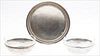 5241456: German Silver Serving Dish and Pair of Continental
 Silver Pierced Bowls w/ Glass Inserts EL4QQ