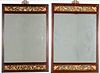 5241321: Two Similar Chinese Painted and Gilt Mirrors EL4QC