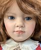 Limited Edition 28" vinyl The Great American Doll Co. "Marlene" doll w/her kitten. Comes with, portrait, signed picture & letter by Rotraut Schrott, b