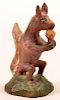 Wilhelm Schimmel Carved Squirrel Eating a Nut.