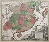SEUTTER, Antique Map of China, 1730