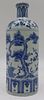 Chinese Blue and White Baluster Vase.