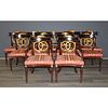 10 Carved & Gilt Decorated Neoclassical Style
