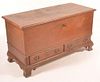 18th C. PA Chippendale Walut Dower Chest