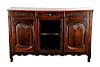 French Provincial Stained Oak Sideboard, 19th C.