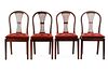 Set of 4 Edwardian Hepplewhite Side Chairs