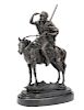 Orientalist Bronze Horse & Rider, Fernand Paillet
