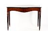 Federal Style Flamed Mahogany Console Table