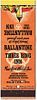 1939 Ballantine Beer NJ-BALL-2, Three Ring Inn - Robert J. Max Eitel, Newark, New Jersey