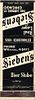 1950 Sieben's Real Lager Beer IL-SIEB-3, Chicago, Illinois